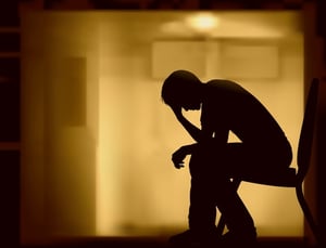 man-silhouette-worrying